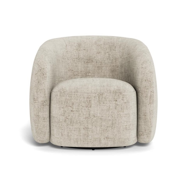 Fotel kubełkowy Lodi do salonu beżowy welurowy obrotowy nowoczesny ( Rozmiar: uniwersalny )