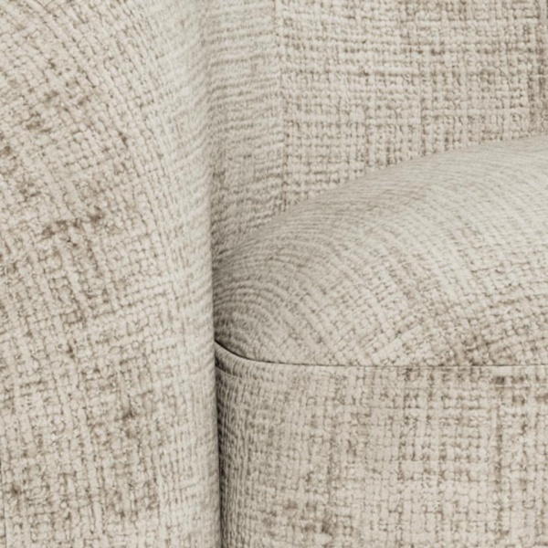 Sofa 2,5-osobowa Lodi beżowa nowoczesna tapicerowana do salonu ( Rozmiar: uniwersalny )