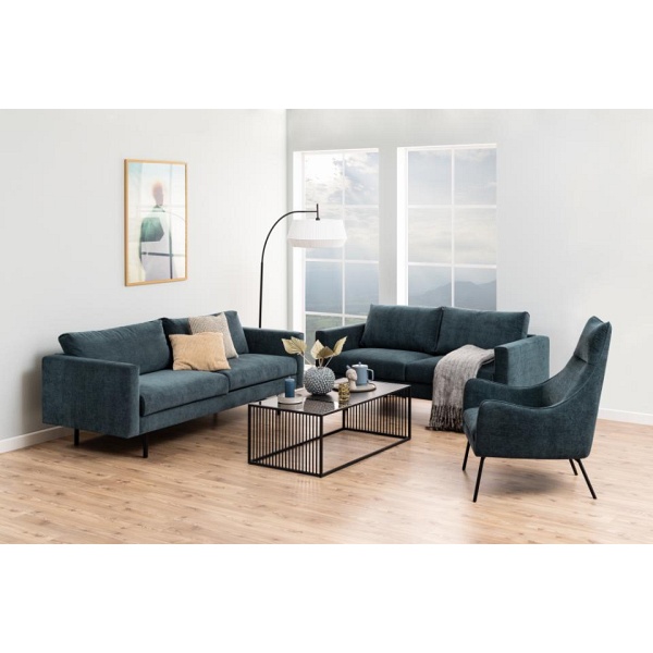 Actona Strington stolik kawowy prostokątny czarny loft do salonu ( Rozmiar: uniwersalny )