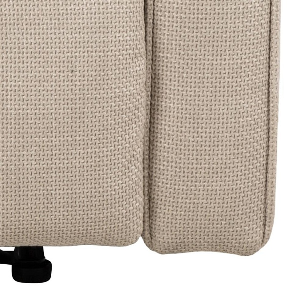 Fotel rozkładany Asila Basel beżowy aksamitny do salonu wypoczynkowy ( Rozmiar: uniwersalny )