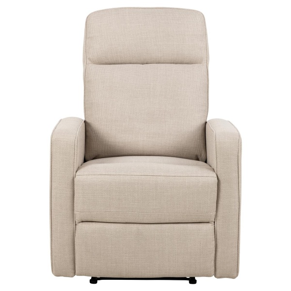 Fotel rozkładany Asila Basel beżowy aksamitny do salonu wypoczynkowy ( Rozmiar: uniwersalny )