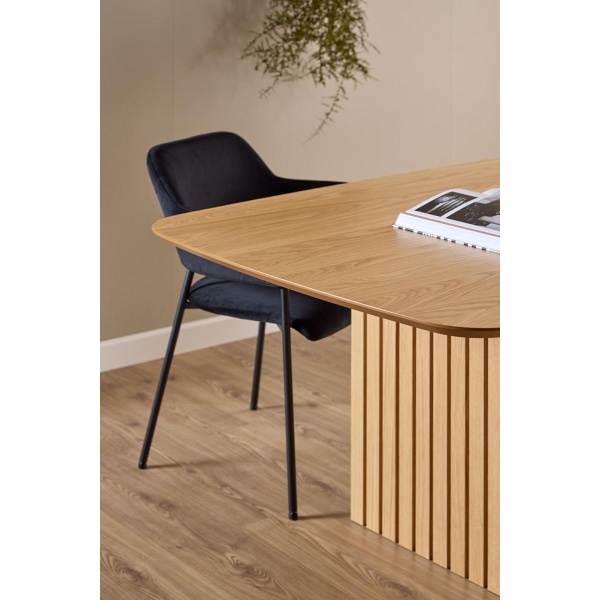 Stół do jadalni Christo 220x105 dąb lakierowany nowoczesny skandynawski ( Rozmiar: uniwersalny )