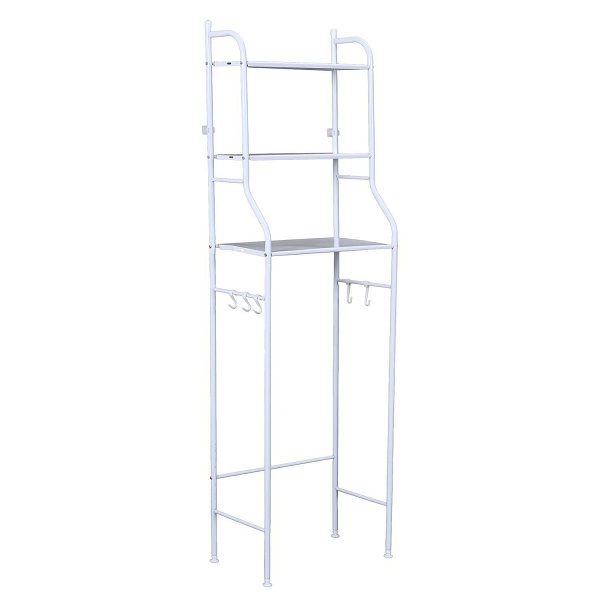 Intesi regał łazienkowy nad sedes biały metalowy 3 półki 150 cm ( Rozmiar: uniwersalny )