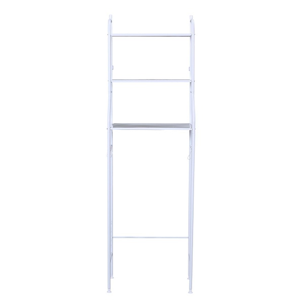 Intesi regał łazienkowy nad sedes biały metalowy 3 półki 150 cm ( Rozmiar: uniwersalny )