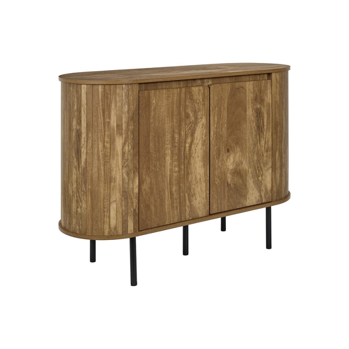 Komoda Hermiona nowoczesna na nóżkach do salonu naturalna 110 cm - Intesi