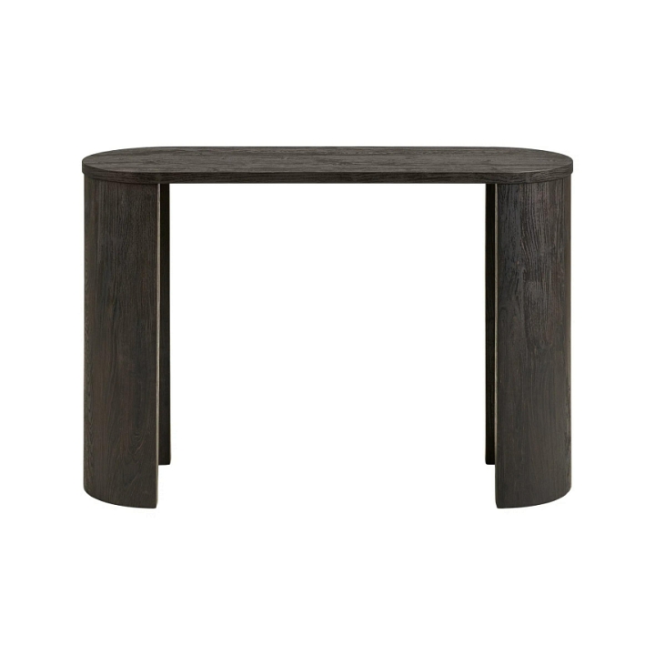 Konsola Bibione do salonu nowoczesna ciemnobrązowa 114 cm - House Nordic ApS