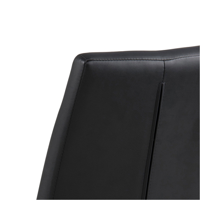 Krzesło Asama black PU - ACTONA