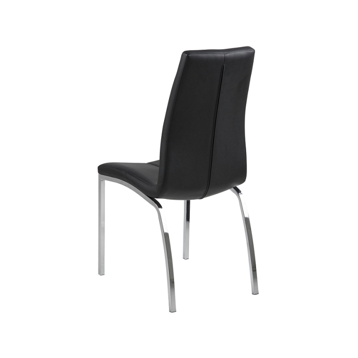 Krzesło Asama black PU - ACTONA