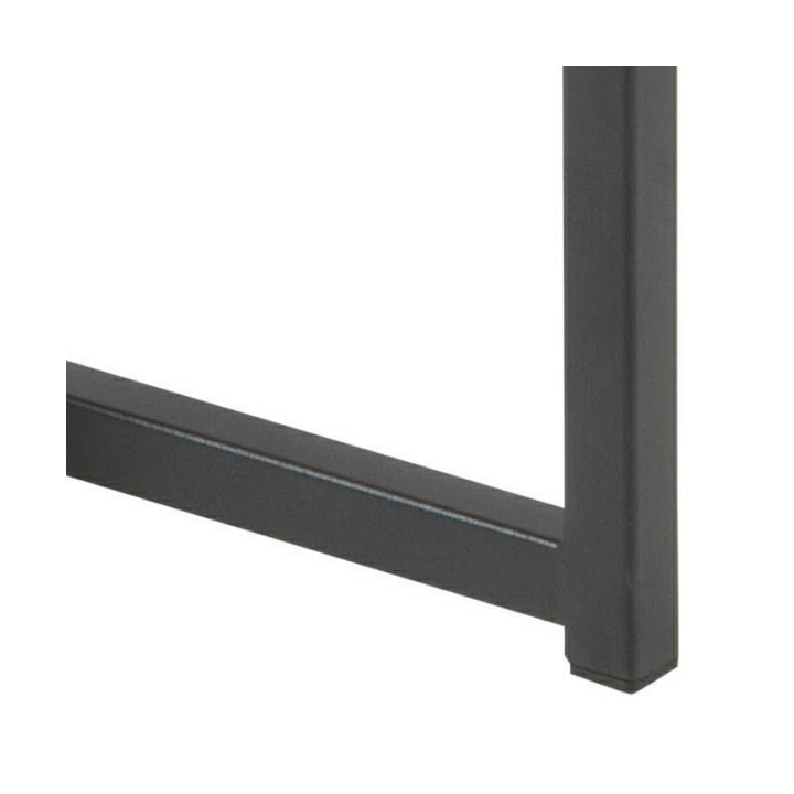 Zestaw stolików kawowych Actona Seaford MDF metal naturalny/czarny 2 szt.