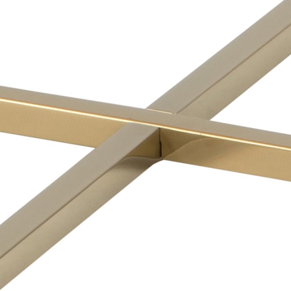 Stolik kawowy Alisma okrągły Gold/Marabl e ( Rozmiar: uniwersalny )