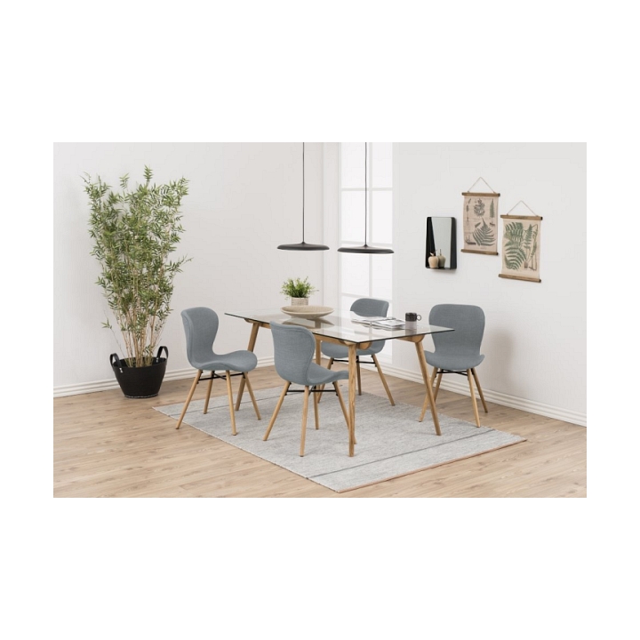Krzesło Batilda light grey - ACTONA