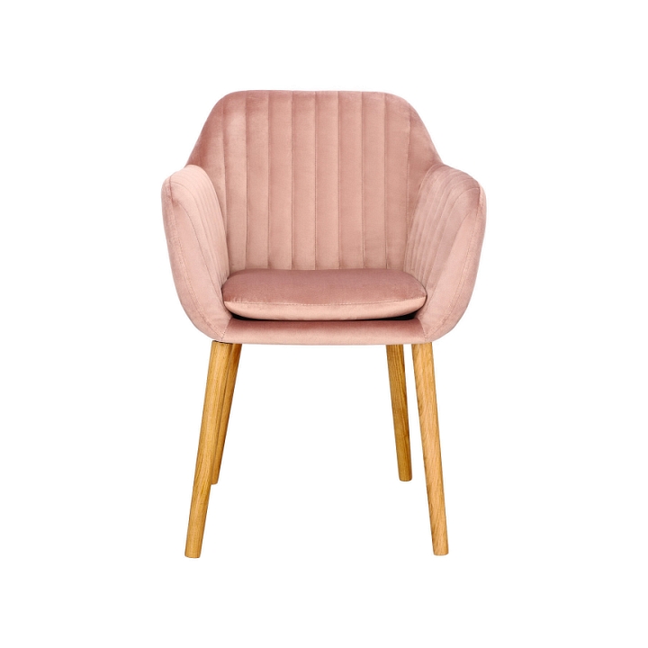 Krzesło Emilia Velvet dusty rose - ACTONA