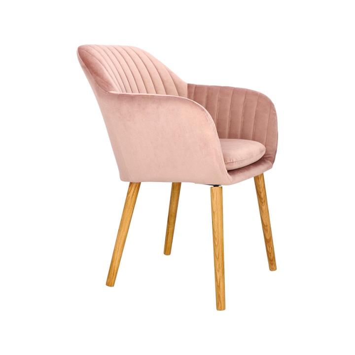 Krzesło Emilia Velvet dusty rose - ACTONA
