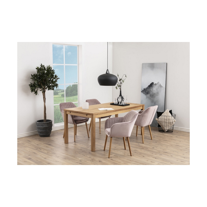Krzesło Emilia Velvet dusty rose - ACTONA