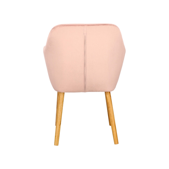 Krzesło Emilia Velvet dusty rose - ACTONA