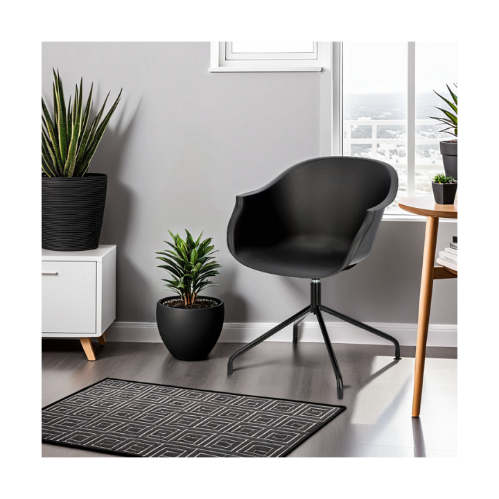 Krzesło Roundy Black - Intesi