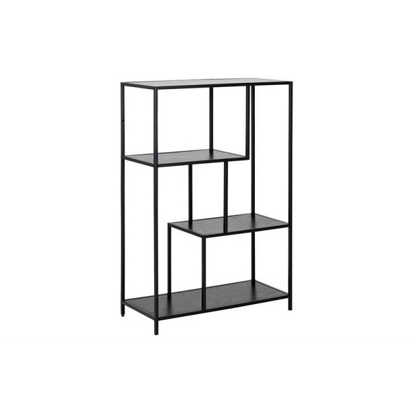 Regał Seaford III Jesion Czarny ( Rozmiar: uniwersalny )