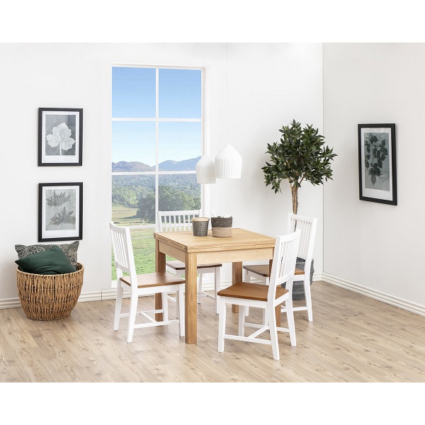 Krzesło Brisbane białe ( Rozmiar: uniwersalny )