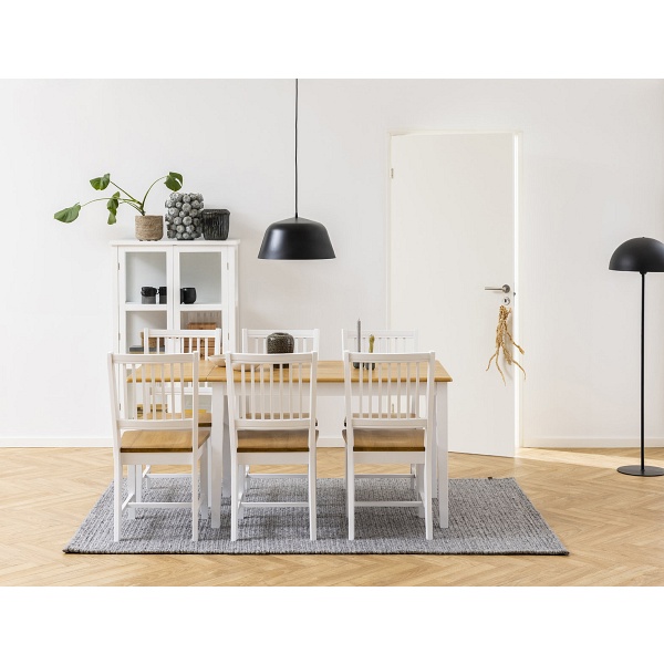 Krzesło Brisbane białe ( Rozmiar: uniwersalny )