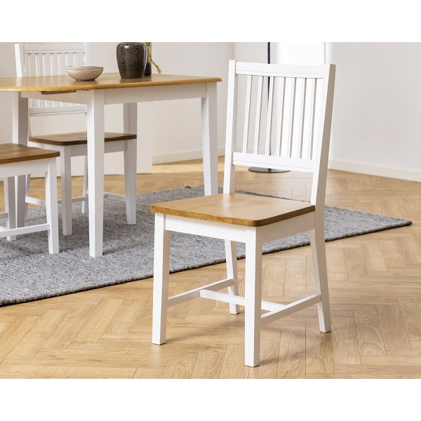 Krzesło Brisbane białe ( Rozmiar: uniwersalny )