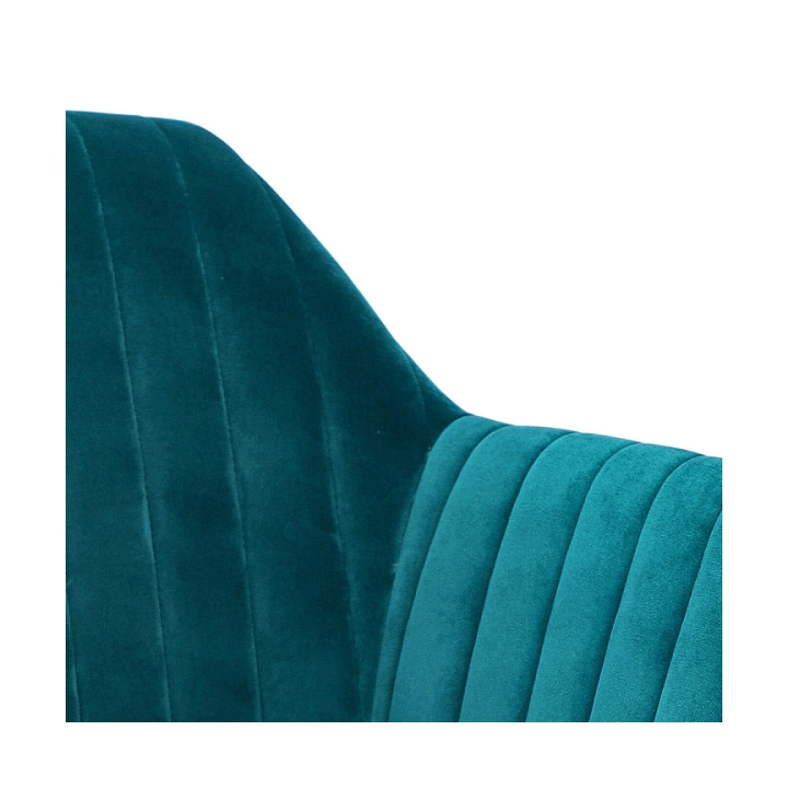 Krzesło Emilia Velvet bottle green/black - ACTONA