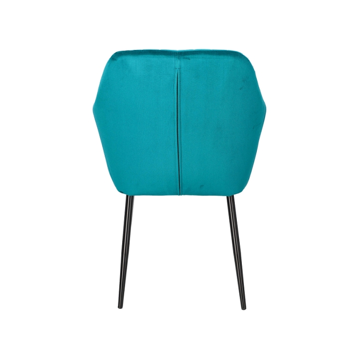 Krzesło Emilia Velvet bottle green/black - ACTONA