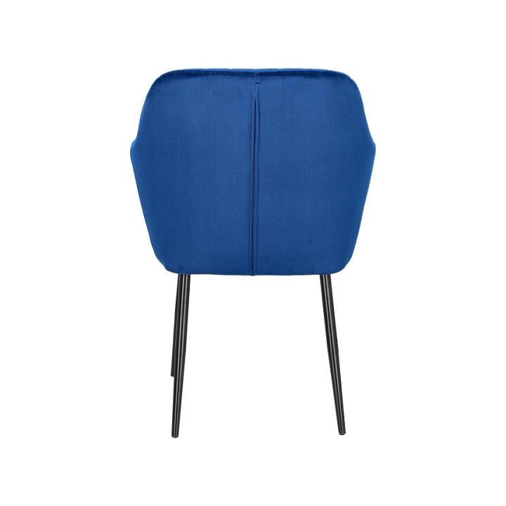 Krzesło Emilia Velvet deep blue/black - ACTONA