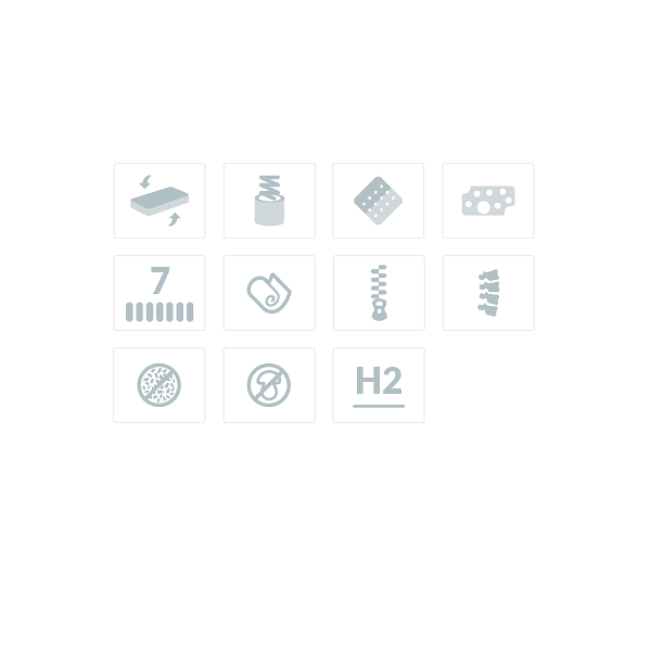 Materac pocket z lateksem Eros 90 x 180* - Frankhauer