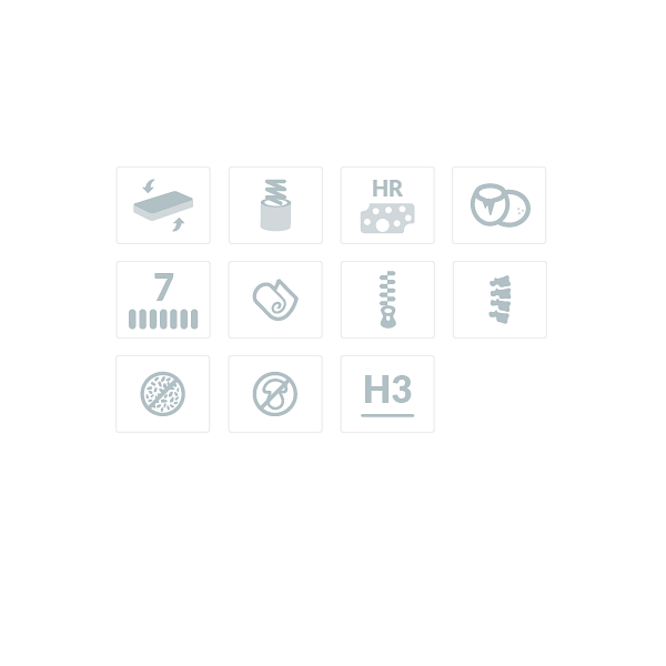 Multipocket z pianką HR i kokosem Feniks 200 x 200 - Frankhauer