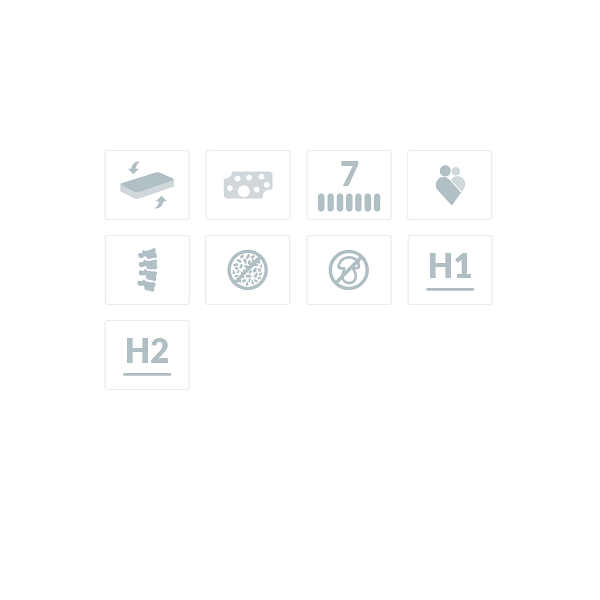 Materac piankowy samomasujący Aurea  180 x 200 - Frankhauer