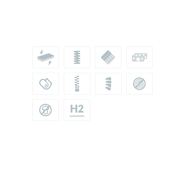 Materac bonellowy z lateksem Temida 90 x 180* - Frankhauer