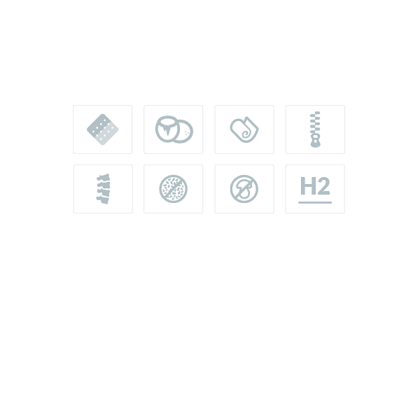 Materac nawierzchniowy z kokosu i lateksu Ate 90 x 180* - Frankhauer