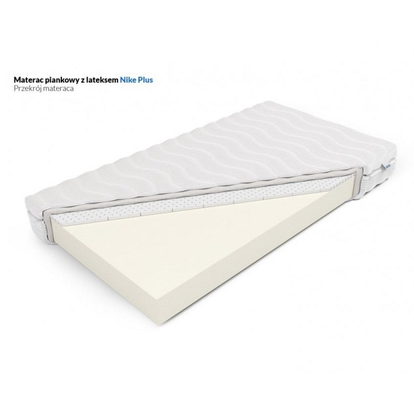 Materac piankowy z lateksem Nike Plus 90 x 180* - Frankhauer
