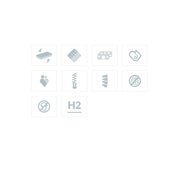 Materac piankowy z lateksem Nike 90 x 180* - Frankhauer