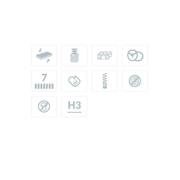 Materac pocket z kokosem obustronnym Tytan 90 x 180* - Frankhauer