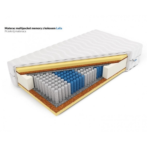 Multipocket memory z kokosem Laila 80 x 200 - Frankhauer