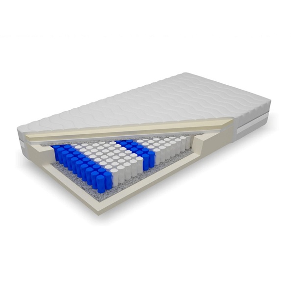 Materac pocket memory z lateksem Hades Plus 90 x 180* - Frankhauer