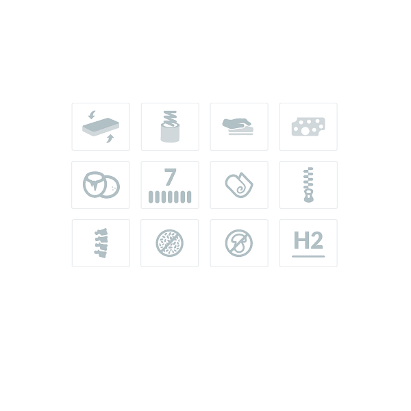 Materac pocket memory z kokosem Hynos 90 x 180* - Frankhauer