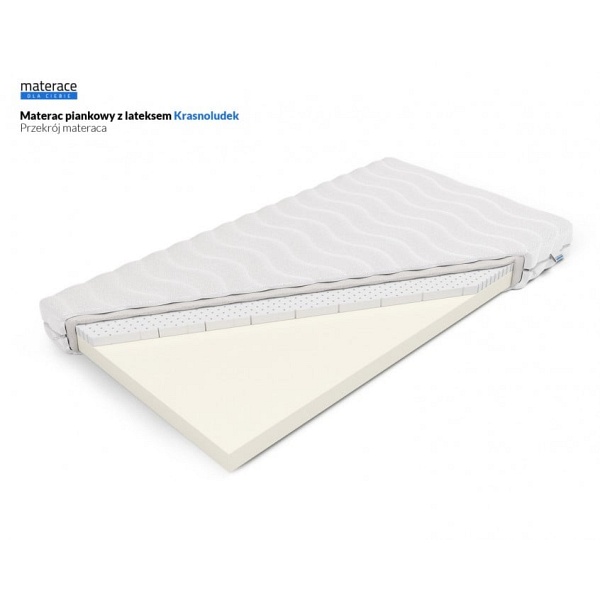 Materac piankowy z lateksem Krasnoludek 80 x 180* - Frankhauer