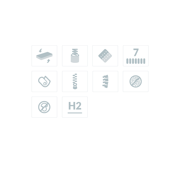 Materac multipocket z lateksem Herakles 160 x 200 - Frankhauer