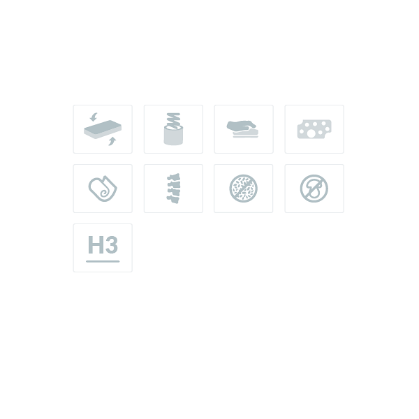 Materac pocket hybrydowy Quanto Premium 120 x 200 - Frankhauer