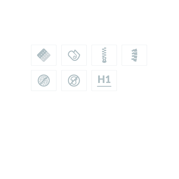 Materac nawierzchniowy z lateksu Leto 90 x 180* - Frankhauer