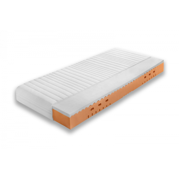 Materac wysokoelastyczny z memory Lucca średniotwardy 180 x 200 - Frankhauer