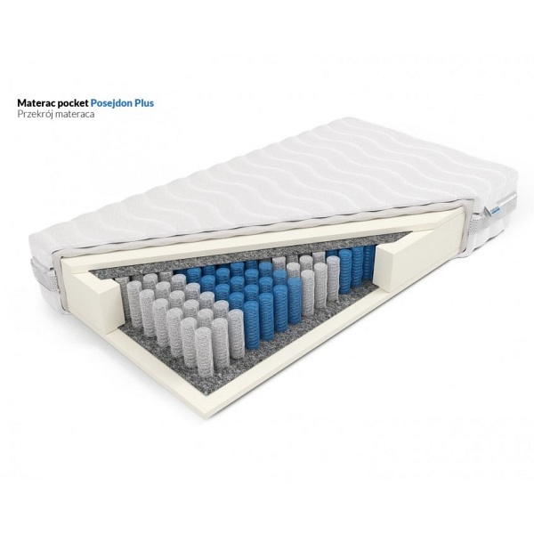 Materac pocket Posejdon Plus 90 x 180* - Frankhauer