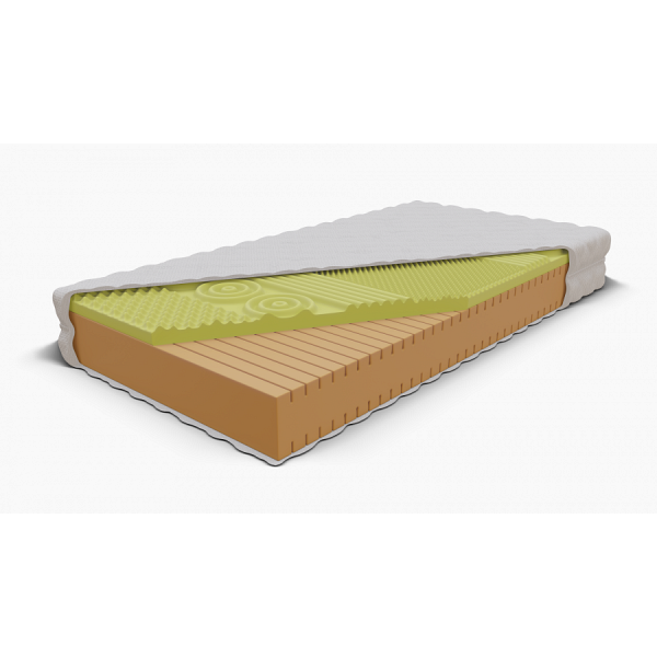 Materac wysokoelastyczny HR z memory Tumnus 120 x 200 - Frankhauer