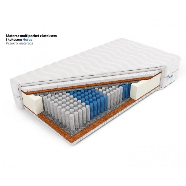 Multipocket z lateksem i kokosem Horus  200 x 200 - Frankhauer