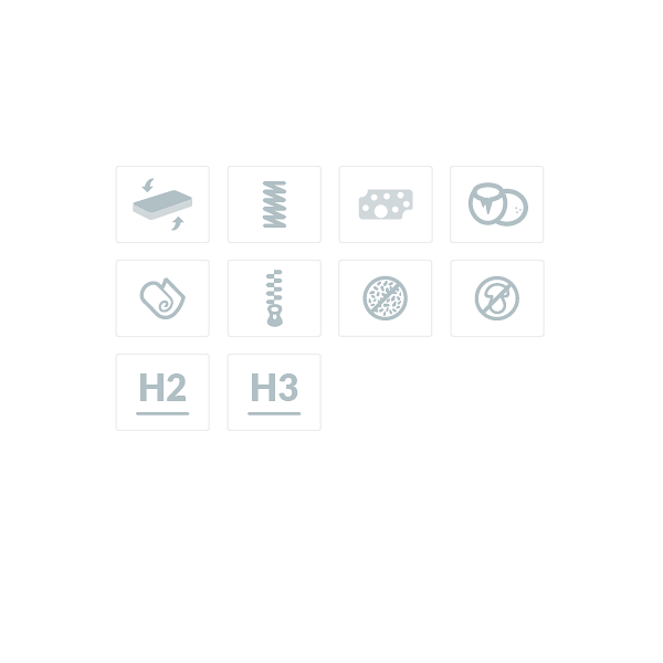 Materac bonellowy z kokosem Artemida 90 x 180* - Frankhauer