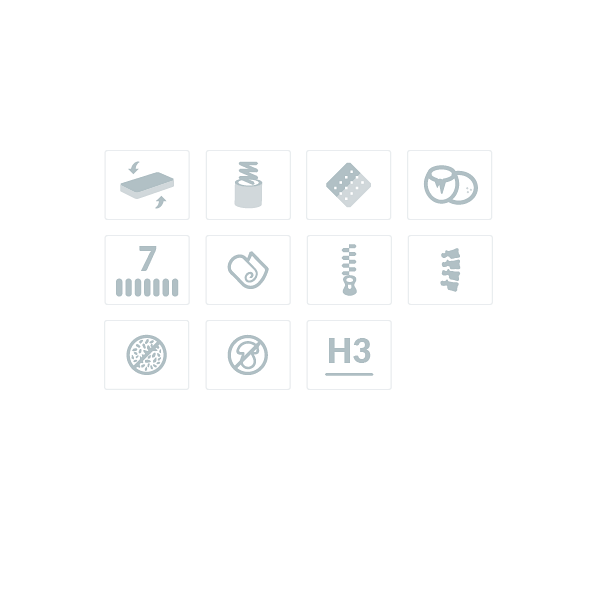 Multipocket z lateksem i kokosem Horus  200 x 200 - Frankhauer