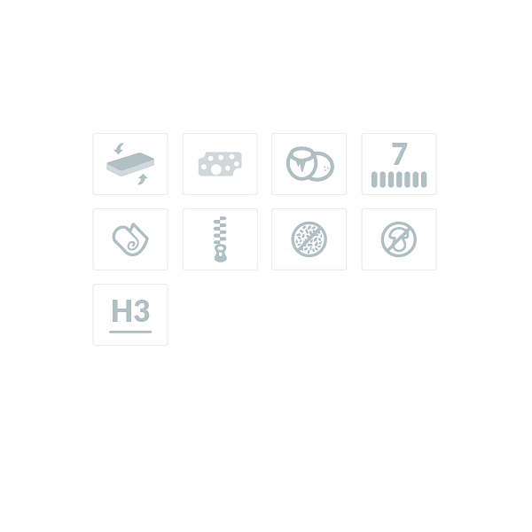 Multipocket z kokosem obustronnym Hektor 120 x 200 - Frankhauer