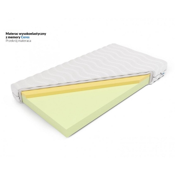 Materac wysokoelastyczny z memory Ceres 90 x 180* - Frankhauer